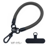 スマホストラップ ストラップ ハンドストラップ リストストラップ 手首掛け 携帯ストラップ プレート付き 落下防止 ストラップホルダー スマホアクセサリー 挟むだけ USBストラップ 紛失防止 丸紐 シンプル ベーシック 定番 カジュアル カラバリ豊富 赤 白 青 橙 黒 緑 灰 紫