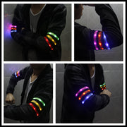アームライト LED バンド レディース メンズ 腕輪 光る ウォーキング 散歩 ペット イベント アウトドア 夜間 早朝 防犯 夜道 ランニング セーフティライト 点灯 アームバンド 男女兼用 ユニセックス レッド 赤 イエロー 黄色 ブルー 青 グリーン 緑 オレンジ ピンク 白 ホワイト