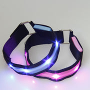 アームライト LED バンド レディース メンズ 腕輪 光る ウォーキング 散歩 ペット イベント アウトドア 夜間 早朝 防犯 夜道 ランニング セーフティライト 点灯 アームバンド 男女兼用 ユニセックス レッド 赤 イエロー 黄色 ブルー 青 グリーン 緑 オレンジ ピンク 白 ホワイト