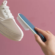 シューズブラシ 靴ブラシ シューズクリーナー 靴洗いブラシ 柄付き 洗濯ブラシ 洗濯用品 コンパクト 小さめ 洋服洗い 衣類洗い 汚れ落とし 部分洗い 握りやすい スティック かわいい シンプル おしゃれ 白 赤 黄 青