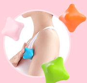 ストレッチボール ツボ押し 筋膜リリース コンパクト 健康グッズ リラックスグッズ 凹凸 首 腰 足 腕 足裏 背中 フィットネス 小さめ 握りやすい 持ち運び 持ち歩き 単色 かわいい おしゃれ 自宅 青 橙 ピンク 緑