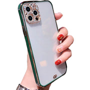 スマホケース 韓国 スマホカバー ラインストーン クリア iPhone用 15用 14用 13用 12用 11用 Pro用 ProMax用 plus用 mini用 ビジュー 透明 アイフォン用 携帯ケース 保護ケース 背面保護 傷防止 おしゃれ かわいい