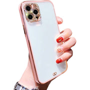 スマホケース 韓国 スマホカバー ラインストーン クリア iPhone用 15用 14用 13用 12用 11用 Pro用 ProMax用 plus用 mini用 ビジュー 透明 アイフォン用 携帯ケース 保護ケース 背面保護 傷防止 おしゃれ かわいい