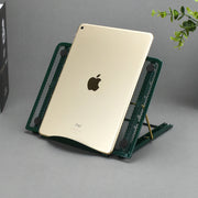 ノートパソコンスタンド PCスタンド タブレット用 iPad用 折りたたみ 折り畳み メッシュ メタル 角度調整 滑り止め 持ち運び 通気性 シンプル 高さ調節可能 6段階 便利 卓上 机上 ポータブル テレワーク ブラック グリーン ホワイト