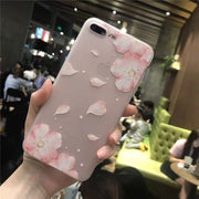 iPhoneケース iPhoneカバー スマホケース スマホカバー ソフト 半透明 クリア スケルトン 背面保護 傷予防 傷防止 お花 フラワー 桜 可愛い iPhone用 スマートフォン アイフォン 携帯ケース 保護カバー おしゃれ