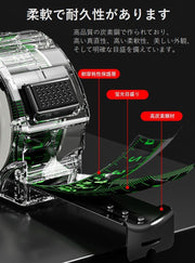メジャー コンベックス 巻尺 計測工具 DIY 3m 蛍光目盛り 便利 シンプル 簡単 爪付き 日曜大工 工作 引っ越し クリア 黒