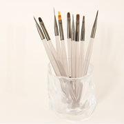 ネイルアートブラシ 単品 筆 ネイフブラシ ネイル筆 ジェルネイル ペイント アート セルフネイル マニキュア ネイル 爪 ネイル用品 ネイルグッズ 上品