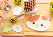 コースター 雑貨 キッチン テーブル アニマル 動物 ネコ 可愛い かわいい グラス タンブラー マグカップ ティーカップ ギフト カフェ レストラン