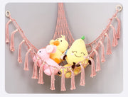 おもちゃ収納用ハンモック ぬいぐるみ収納 玩具入れ トイケース 吊り下げ 壁掛け 子ども部屋 インテリア おしゃれ ナチュラル