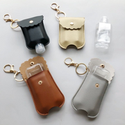 ボトル付きキーホルダー キーホルダー 小分けボトル 60ml 消毒液 消毒 持ち運び 携帯用 ポータブル 消毒液ホルダー ボトルケース ボトルカバー レディース かわいい おしゃれ 女性 女子 大人女子