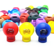コードストッパー 20個セット 8mm セット プラスチック スプリング 紐 裾 絞り バックル クリア カラバリ豊富 かわいい おしゃれ アレンジ レディース メンズ 子供 キッズ カスタマイズ
