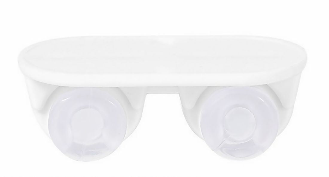 ミニキャスター 4個セット 2輪式 DIY 粘着式 貼るだけ パーツ 収納ケース 家具 収納ボックス アレンジ キャスター金具 車輪 アイデア 後付け 便利グッズ 部品 クリアカラー 小さい コンパクト シンプル 白 黒