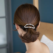 ヘアクリップ 髪留め 髪飾り ヘアアレンジ ヘアアクセサリー レディース 女性 婦人 ファッション小物 楕円 シンプル かわいい おしゃれ