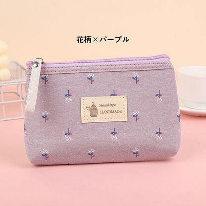 化粧ポーチ メイクポーチ コスメポーチ ミニポーチ 小物入れ キャンバス 商品画像3