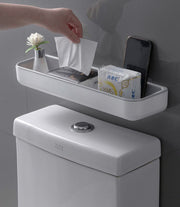 ウォールシェルフ ウォールラック 壁掛け棚 トイレラック 壁面収納 シンプル トイレ キッチン バスルーム 洗面所 DIY