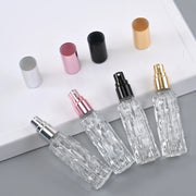 アトマイザー 10ml 単品 ガラス瓶 パフュームボトル スプレーボトル 詰め替え容器 透明 クリア 小分け 香水 化粧水 持ち運び 携帯用