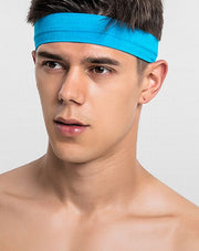 ヘッドバンド ヘアバンド スポーツ トレーニング メンズ レディース 汗止め 吸汗 ズレにくい シンプル 単色 カジュアル 筋トレ フィットネス