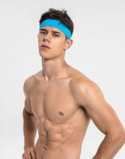 ヘッドバンド ヘアバンド スポーツ トレーニング メンズ レディース 汗止め 吸汗 ズレにくい シンプル 単色 カジュアル 筋トレ フィットネス