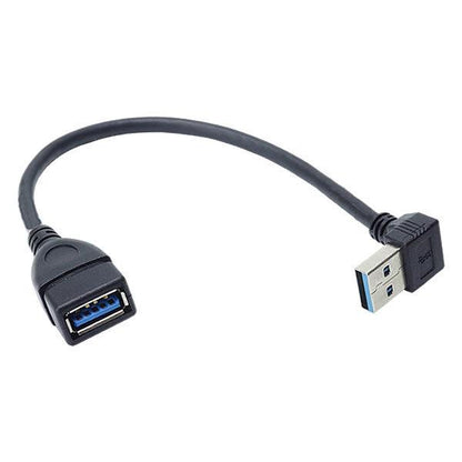 USB3.0延長ケーブル 延長コード 変換コネクタ オス メス L字型 商品画像3
