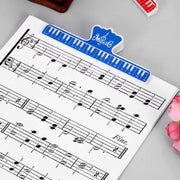 クリップ 文房具 文具 定規 ものさし ペーパークリップ ブッククリップ 楽譜クリップ プラクリップ 音符 おんぷ かわいい おしゃれ 多機能 便利