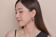 ピアス フックピアス レディース アクセサリー ラインストーン しずく型 雫 ティアドロップ 揺れる かわいい おしゃれ プレゼント ギフト 普段使い カラバリ豊富
