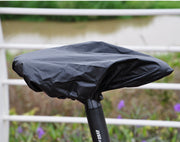サドルカバー 単品 1枚 防水カバー レインカバー 自転車用アクセサリー 自転車 マウンテンバイク ロードバイク ママチャリ 雨対策 雨よけ 雨避け 折り畳める コンパクト 無地 単色 シンプル ブラック 黒