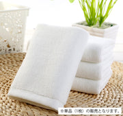ハンドタオル 30×30cm 無地 ホワイト 白 シンプル バス用品 日用品雑貨 定番 ベーシック 普段使い 来客用 手拭き 布巾