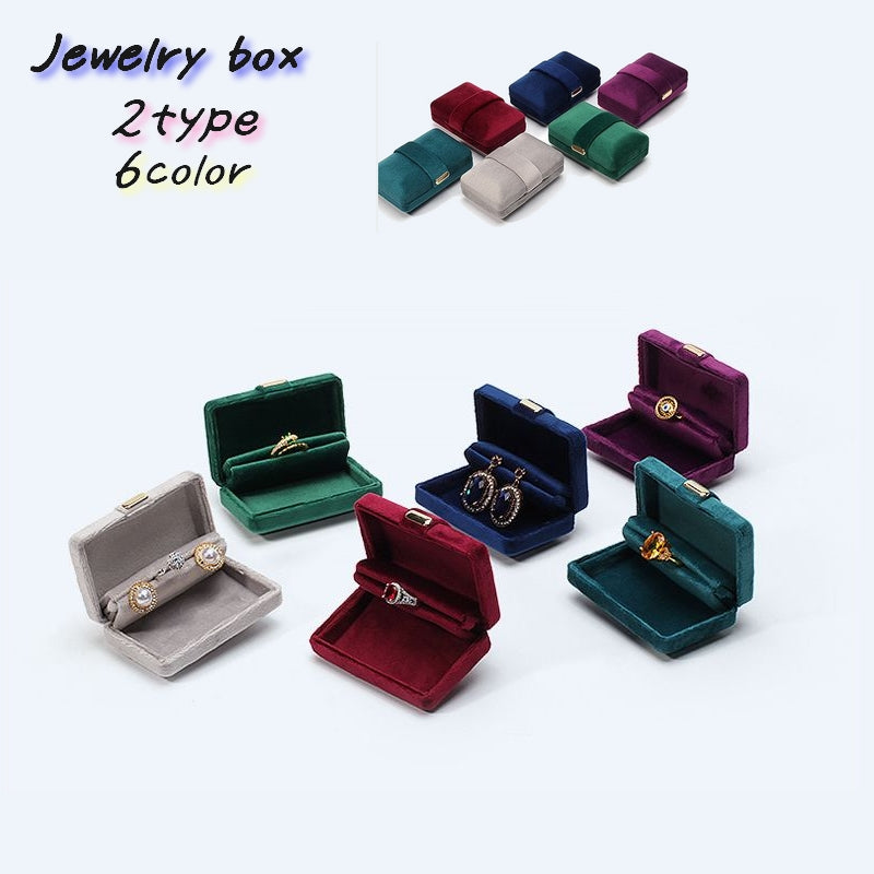 ジュエリーボックス アクセサリーケース ギフトボックス 2タイプ プレゼントボックス コレクションボックス ジュエリー アクセサリー用品 長方形 ペンダント ネックレス リング 結婚指輪 イヤリング 高級感