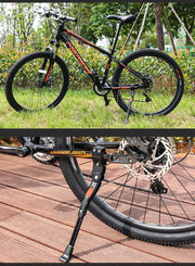 キックスタンド 自転車用品 ブラック ホワイト シンプル スマート スポーティー 調節可能 滑り止め付き