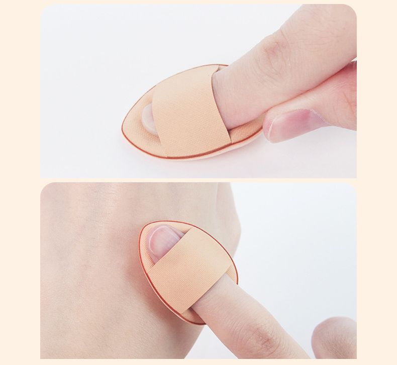 メイクスポンジ 指用 パウダーパフ ミニ 10個セット フィンガーパフ 商品画像3