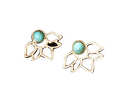 ピアス スタッドピアス 両耳用 レディース 女性 アクセサリー ファッション小物 蓮 ロータス おしゃれ 可愛い ギフト プレゼント