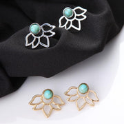 ピアス スタッドピアス 両耳用 レディース 女性 アクセサリー ファッション小物 蓮 ロータス おしゃれ 可愛い ギフト プレゼント