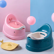 子供用おまる トイレトレーニング キッズ ベビー 育児用品 簡易トイレ くじら クジラ おしゃれ かわいい 男の子 女の子 幼児用便座トレーニング 蓋付き フタ カバー こども 子ども 男児 女児
