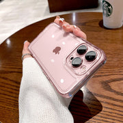 iPhoneケース iPhoneカバー スマホケース 軽量 耐衝撃 背面保護 カメラ保護 クリア 透明 13 12 ProMax