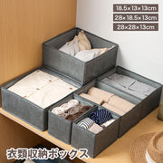 衣類収納ボックス 衣類収納ケース 折りたたみ 蓋なし 洋服 下着 小物 無地 布製 整理整頓 衣替え 押入れ クローゼット コンパクト シンプル 整理整頓
