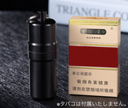シガレットケース キーリング付き 防水 タバコケース 煙草ケース タバコ入れ 10本収納 5本収納 シンプル おしゃれ 吊り下げ アウトドア プレゼント ギフト