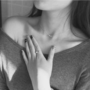 ネックレス ペンダント レディース 女性 アクセサリー ファッション小物 チェーン 鎖 キューブ スクエア 四角 3連 小ぶり おしゃれ きれい かわいい エレガント お出かけ ギフト プレゼント 通勤 デイリー