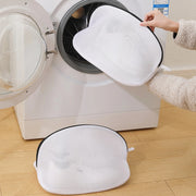 洗濯ネット 靴用洗濯ネット シューズ用洗濯ネット ランドリーネット 洗濯用品 ランドリー用品 靴洗い 型崩れ防止 立体 単品 ファスナー シンプル 無地