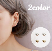 ピアス アクセサリー レディース ハート型 スタッドピアス シンプル 小ぶり おしゃれ かわいい 女性 ファッション小物 贈り物 プレゼント ギフト