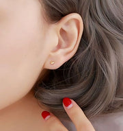ピアス アクセサリー レディース ハート型 スタッドピアス シンプル 小ぶり おしゃれ かわいい 女性 ファッション小物 贈り物 プレゼント ギフト