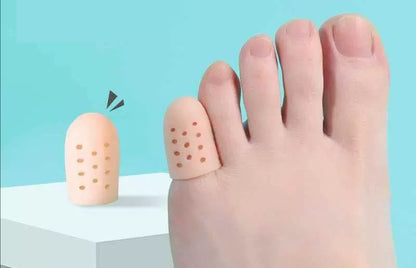 指サポーター 同色2個セット 指サック 保護キャップ 足指 親指 商品画像5