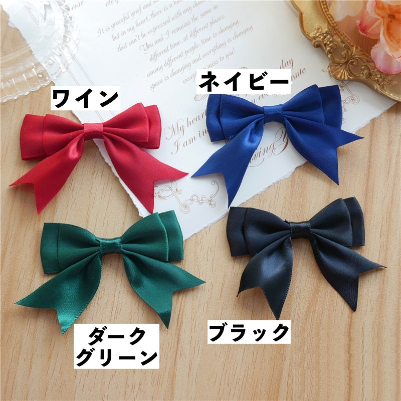 リボンパーツ 10個セット リボン モチーフ パーツ 裁縫材料 商品画像3