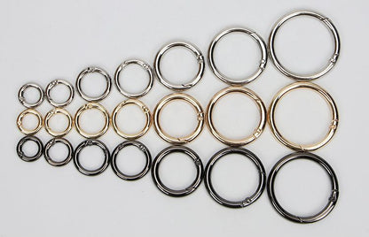 カラビナ リング 丸型 2個セット サークルカラビナ キーリング 商品画像2