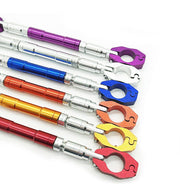 ハンドルブレース バイク用品 直径22mm 長さ調整可能 クランプバー アクセサリーバー ハンドルバー カスタム ドレスアップ 愛車 オートバイ パーツ