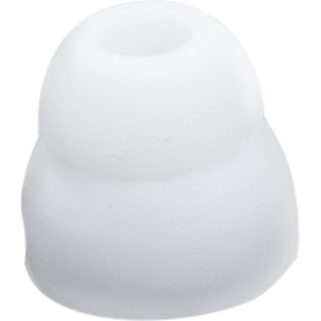 イヤーピース 10個セット イヤホン用 交換パーツ シリコンキャップ 5ペア ホワイト バリエーション画像