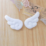 天使の羽モチーフ ハンドクラフト用品 材料 手芸 クラフト ハンドメイド クラフトパーツ DIY ぬいぐるみ チャーム 手作り ヘアピン キーホルダー