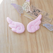 天使の羽モチーフ ハンドクラフト用品 材料 手芸 クラフト ハンドメイド クラフトパーツ DIY ぬいぐるみ チャーム 手作り ヘアピン キーホルダー