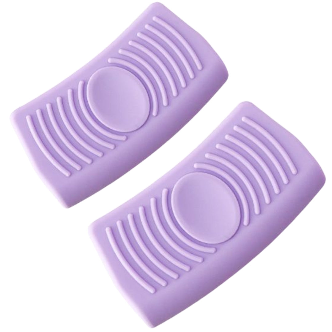 鍋つかみ 2個セット ハンドクリップ 指先ミトン キッチンミトン キッチングッズ キッチン雑貨 シリコン製 クリップ風 台所 水洗い可 滑り止め 掴みやすい 耐熱 防熱 断熱 単色 シンプル お洒落 可愛い