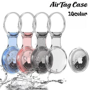 AirTag用ケース AirTag用カバー 保護ケース キーリング付き 半透明 全面保護 防水 エアタグ用ケース エアタグ用カバー 保護カバー シンプル 紛失防止 耐衝撃 傷防止 落下防止