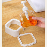 ソープボトル 300ml ソープディスペンサー ボトル 容器 ディスペンサー ハンドソープ ボディソープ シャンプー コンディショナー 食器用洗剤 洗剤 バス用品 洗面所 洗面台 キッチン 詰め替えボトル 分解 取り外し可能 衛生的 透明 クリア 残量 見えやすい シンプル かわいい お洒落